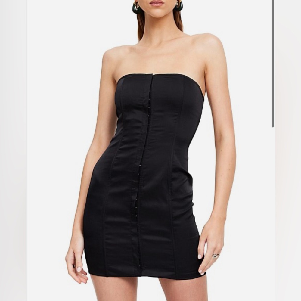 LIONESS HACIENDA CORSET STRAPLESS MINI DRESS Size XXS
